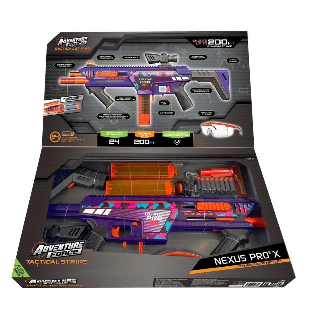 Nexus Pro X Blaster - Purple and Orange